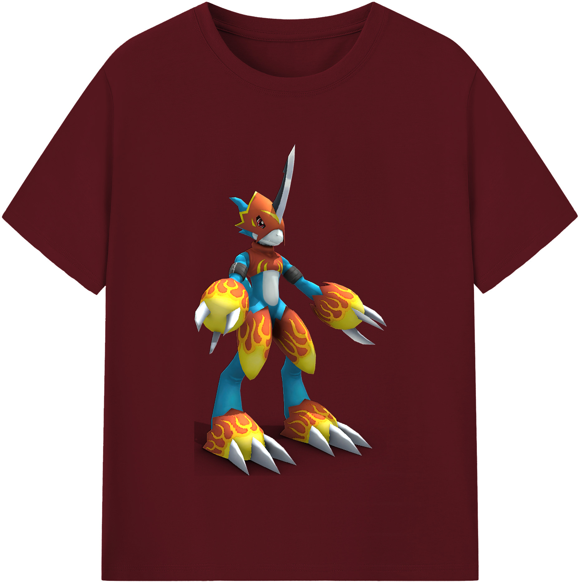 （画像用） Digimon デジタルモンスター/デジモン 綿100％半袖Tシャツ（フロントプリント）